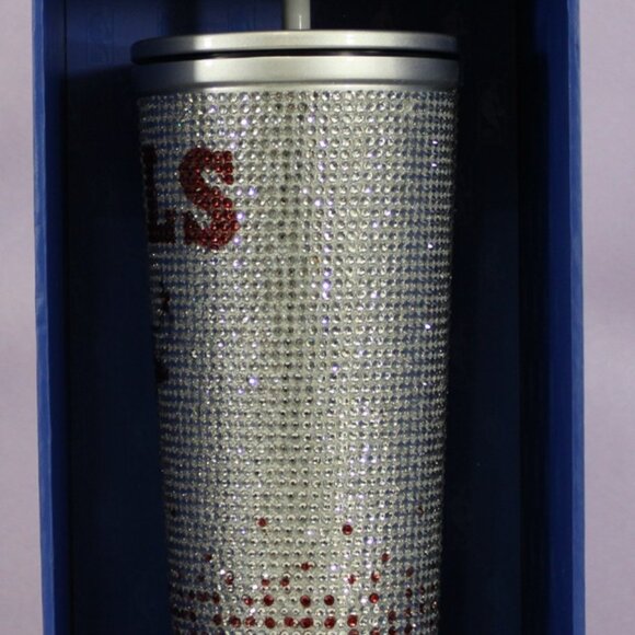 Share Chicago Bulls NBA Bling Stainless Steel 25oz Hydrapeak Insulated Tumbler - Picture 6 of 10